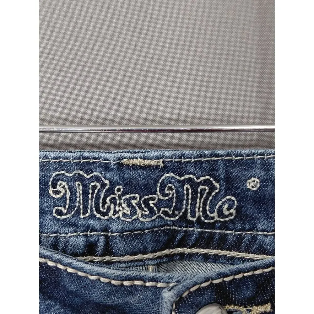 Miss Me Signature Boot Blue Stretch Jeans Women Size 26